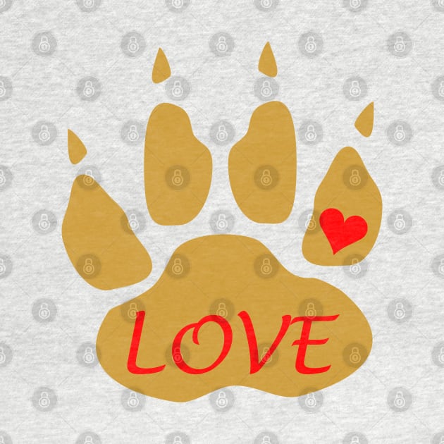 Love Paw by BeAwesomeApparel